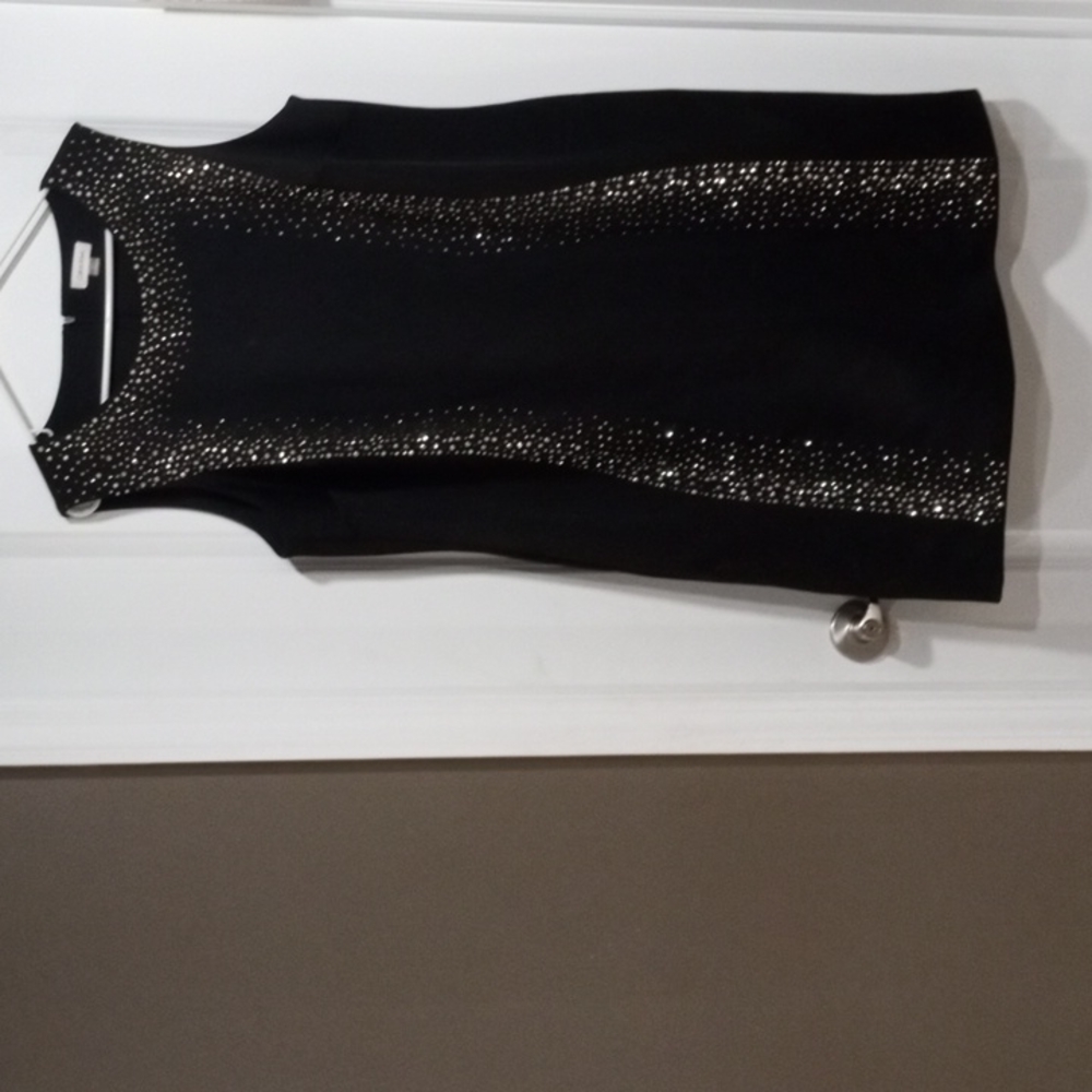 Calvin Klein cocktail dress with rhinestones